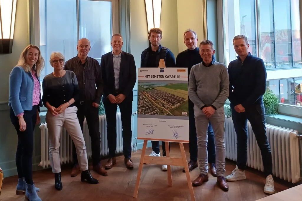 Tekenen ovk Het Lemsterkwartier De Kompanjon en Heijmans Hof fan Lemmer