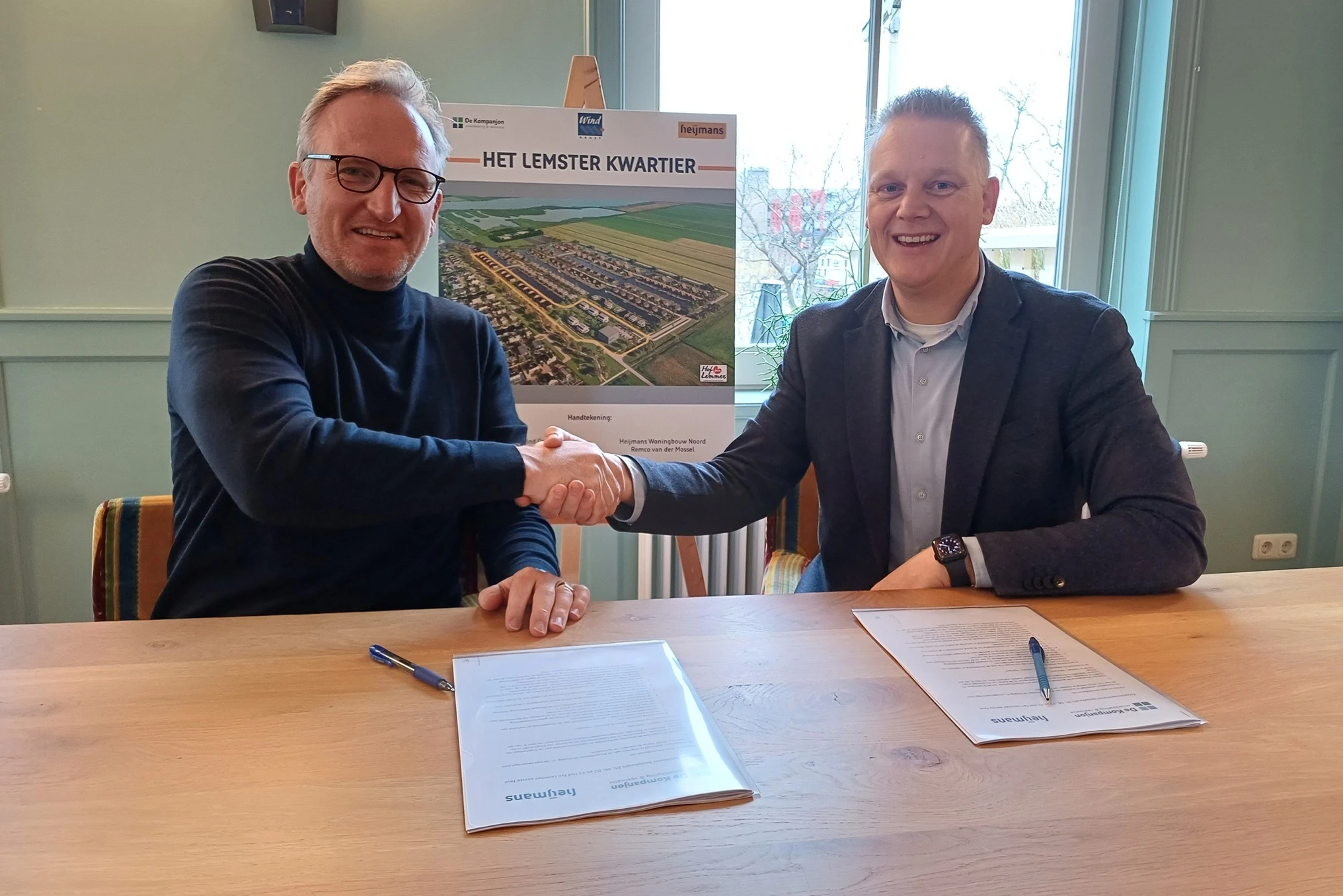 Tekenen ovk Kompanjon en Heijmans Hof fan Lemmer